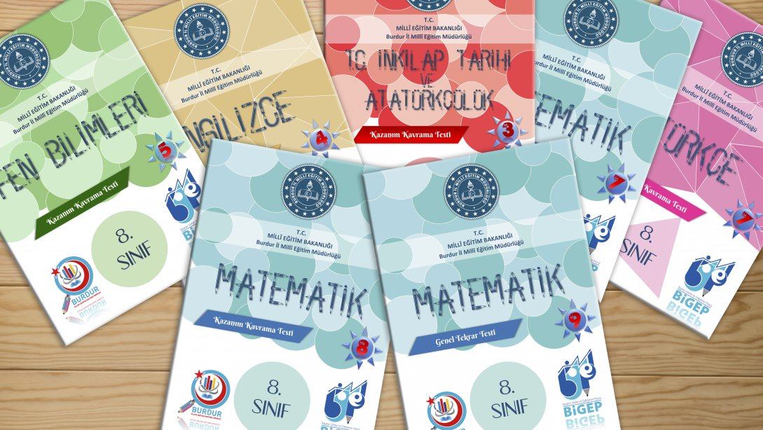 Türkçe, Matematik, Fen Bilimleri, İnkılap Tarihi ve Atatürkçülük ve İngilizce Kazanım Testlerimizin Haziran 2020 Sayıları Yayında